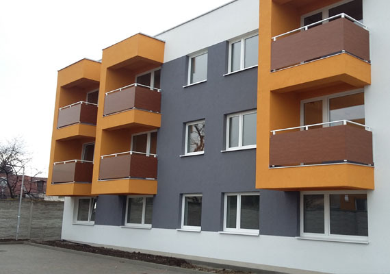 realizácia okenných konštrukcií na bytový dom v Trnave